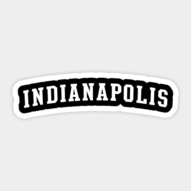 Indianapolis Sticker by Novel_Designs